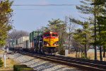 KCS 4104 / SD70ACe is leading an Intermodal south bound